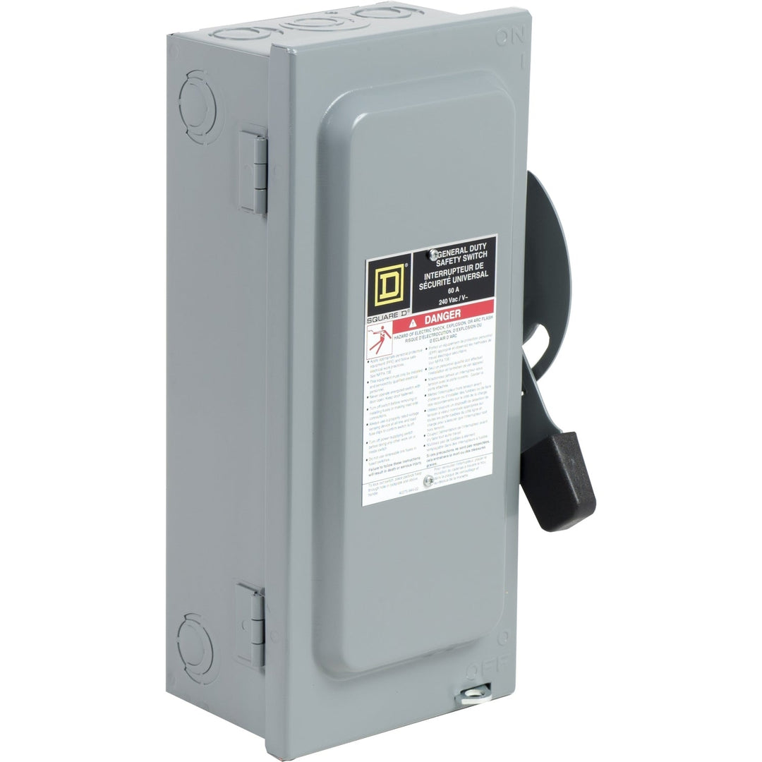 Schneider Electric CD222N - Safety Disconnect Switch 60A@240V (100kA AIC)
