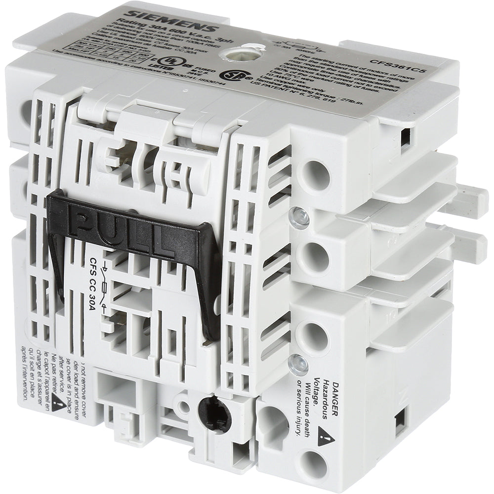 Siemens CFS361C5 - Fused Disconnect Switch 3P 6V/3A (5kA AIC Rating)
