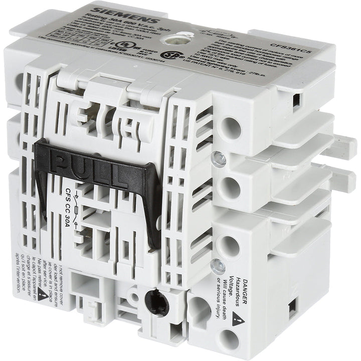 Siemens CFS361C5 - Fused Disconnect Switch 3P 6V/3A (5kA AIC Rating)