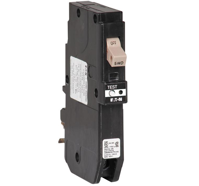 Cutler Hammer CH120CAFA - Molded Case 20A 120V 1-Pole Breaker