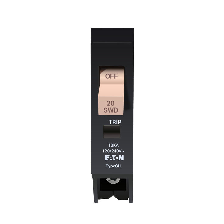 Westinghouse CHF120 - 1-Pole 20A Circuit Breaker (240V, 10kA AIC)