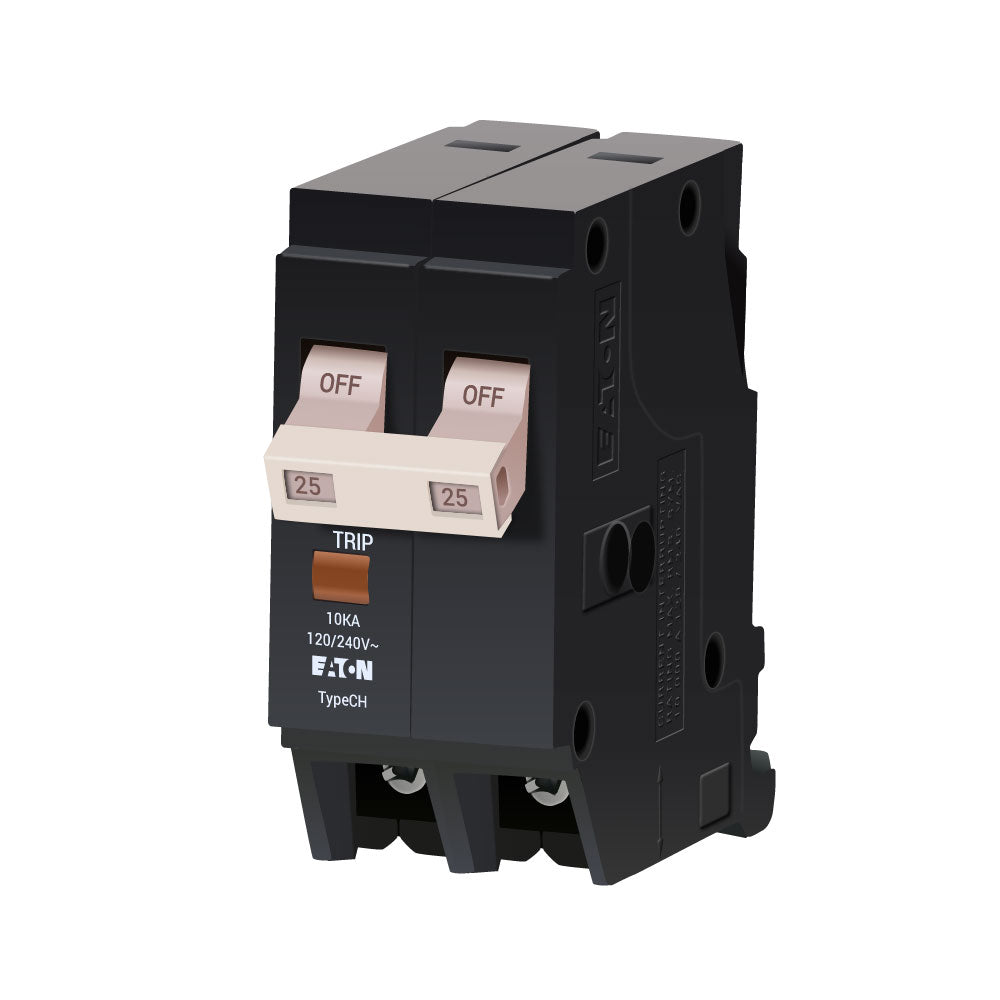 Westinghouse CHF225 - 2-Pole Molded Case Breaker 25A 240V