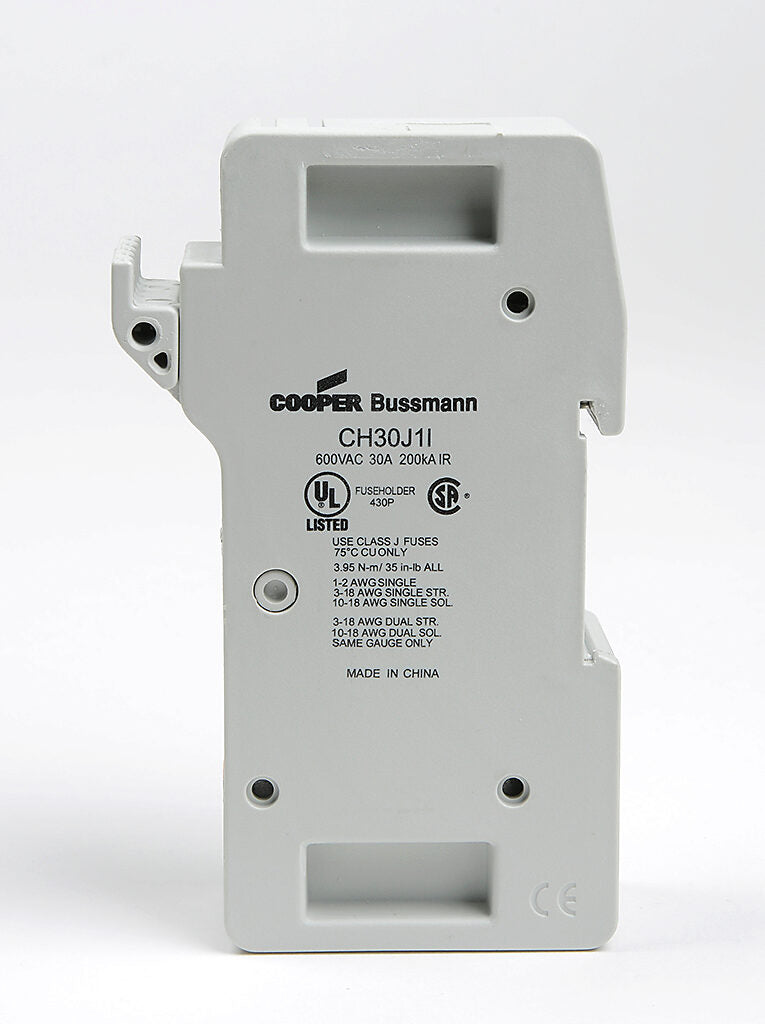 Bussmannn CH30J1I - CH Series Fuse Block 30A Current Rating (UL Listed)