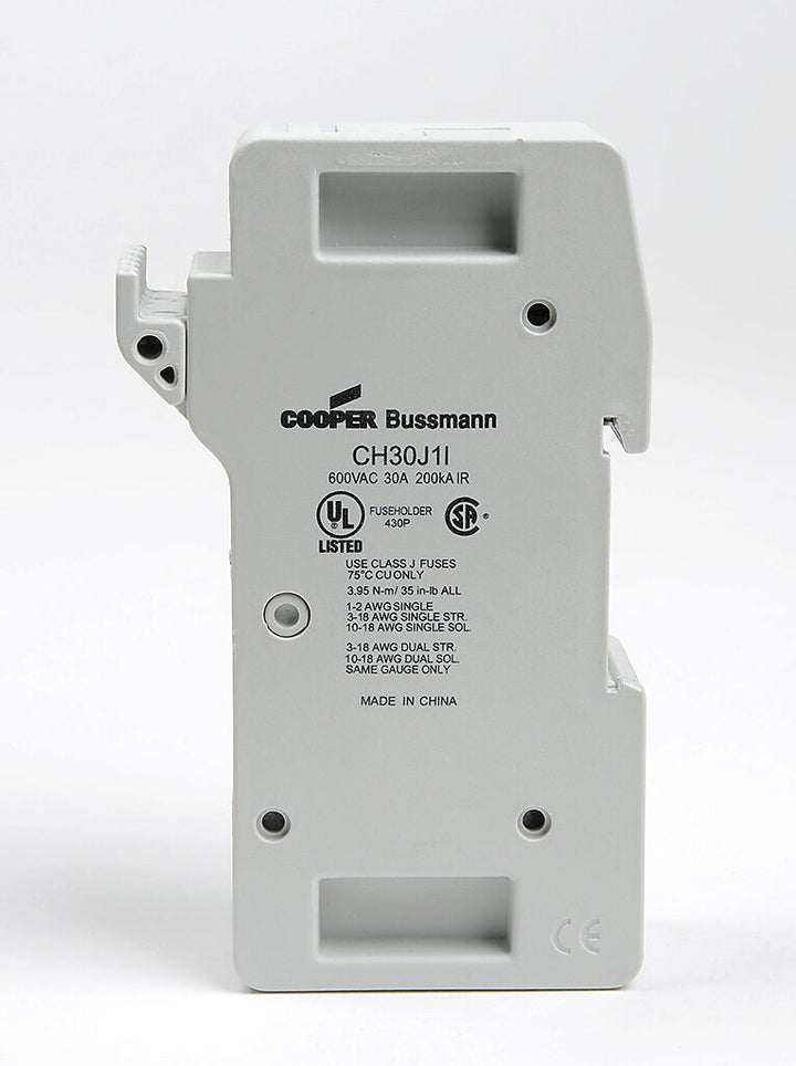 Bussmannn CH30J1I - CH Series Fuse Block 30A Current Rating (UL Listed)