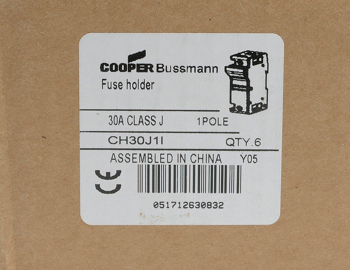 Bussmannn CH30J1I - CH Series Fuse Block 30A Current Rating (UL Listed)