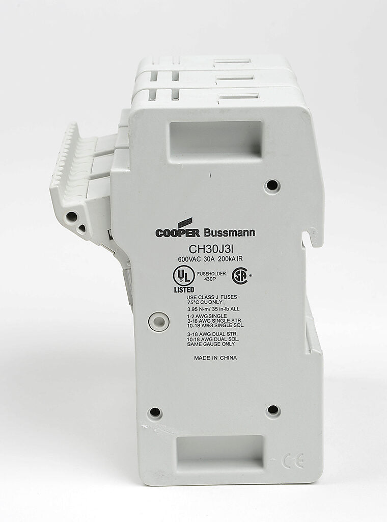 Bussmann CH30J3I - CH Series Fuse Block 30A (UL Listed, CSA Certified)
