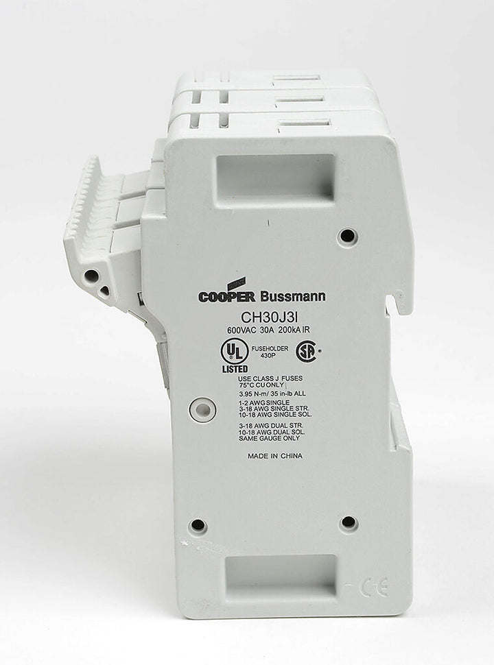Bussmann CH30J3I - CH Series Fuse Block 30A (UL Listed, CSA Certified)
