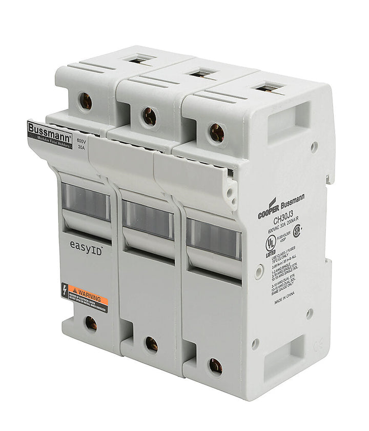 Bussmann CH30J3 - CH Series Fuse Block 30A 600V (UL/CSA/CE Certified)