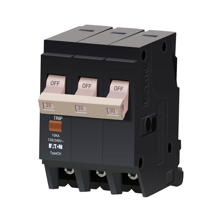 Cutler Hammer CH330 - 3-Pole Molded Case Breaker, 30A 240V