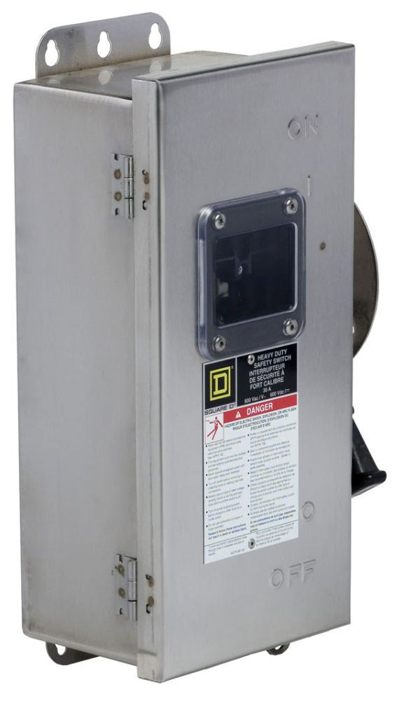 Schneider Electric CH361DS - Fusible Disconnect Switch 600V/30A (200kA AIC @600V)