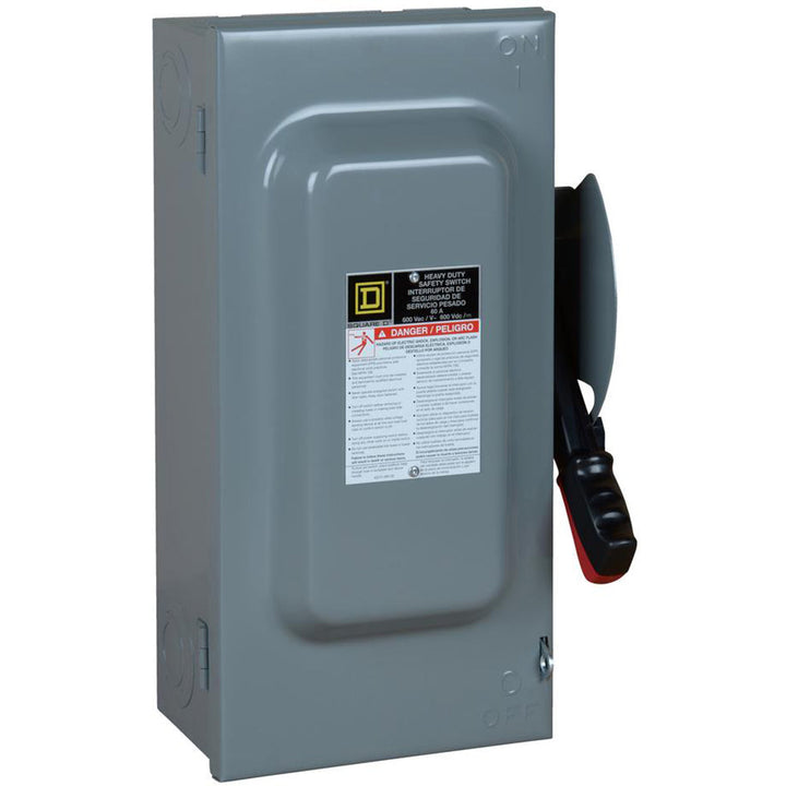 Square D CH362 - Fusible Safety Switch 600V 60A (200kA AIC @600V)