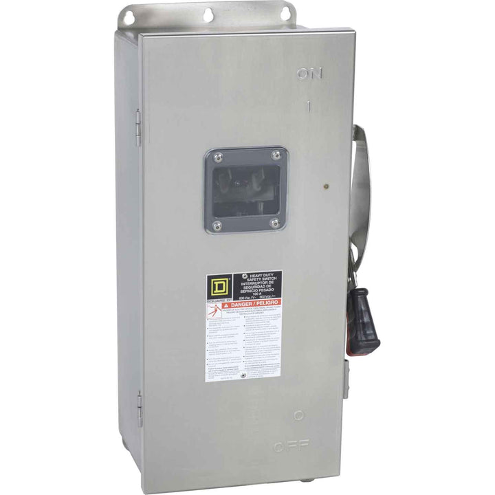 Square D H363DS - Fusible Safety Switch, 600V 100A 3-Pole