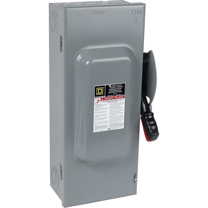 Square D CH363 - Fusible Safety Switch 600V 100A (200kA AIC)