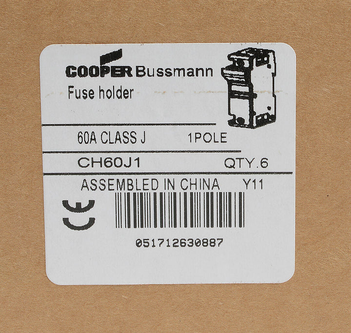 Bussmann CH60J1 - CH Series Fuse Holder 600V/60A (UL Listed)