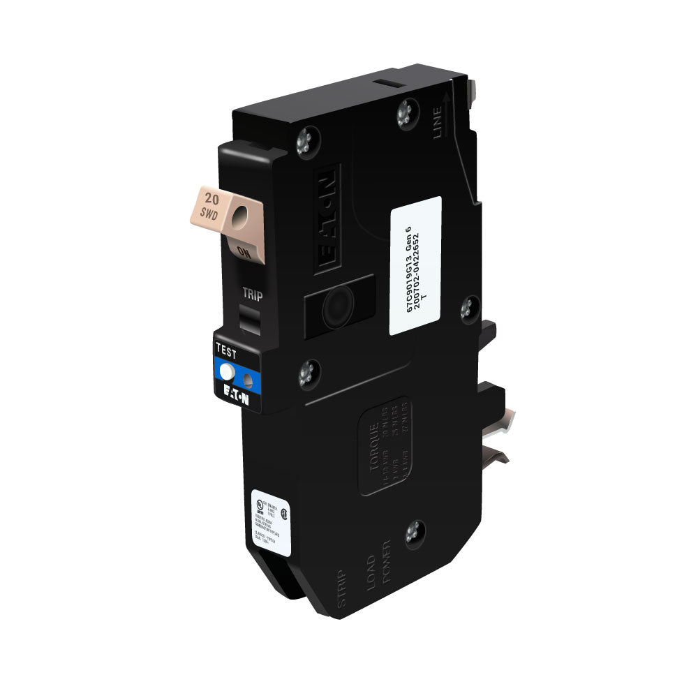 Eaton CHFP120DF - Molded Case Breaker 20A 1P (10kA AIC)