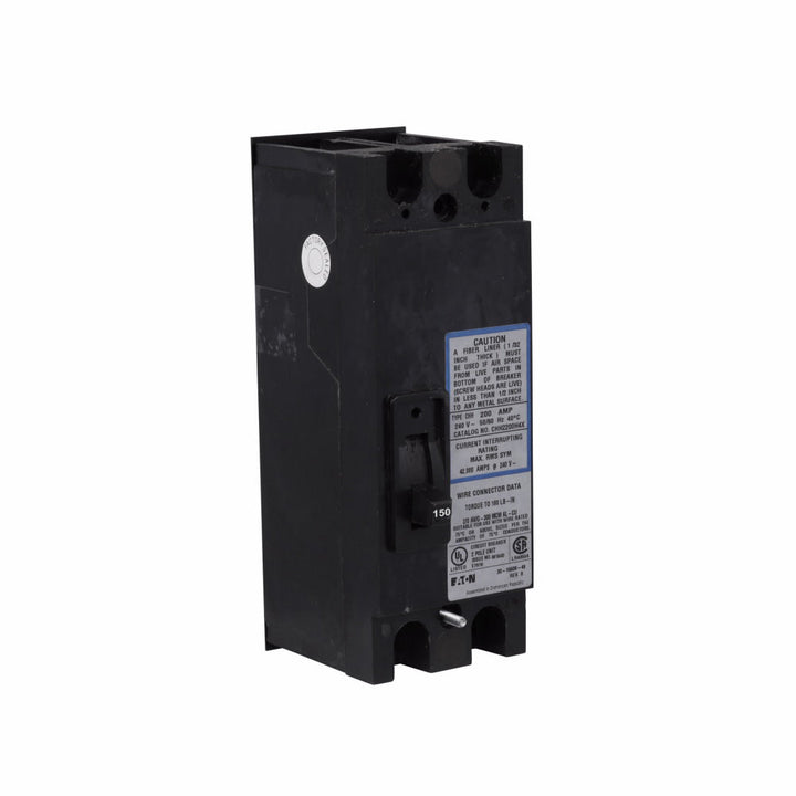Cutler Hammer CHH2150H4X - Molded Case Breaker 150A 240V 2-Pole