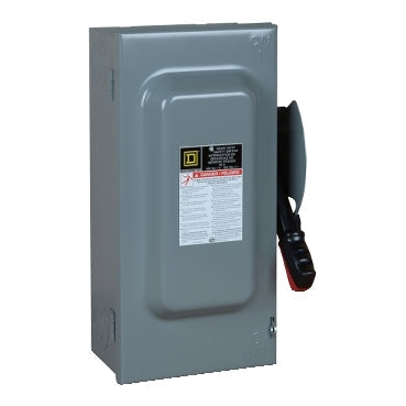 Square D CHU362 - Heavy-Duty Disconnect Switch 600V 60A (3-Pole, RLF Frame Compatible)