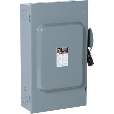 Square D CHU364 - Heavy-Duty Disconnect Switch 600V/200A (3-Pole RLF Frame Compatible)