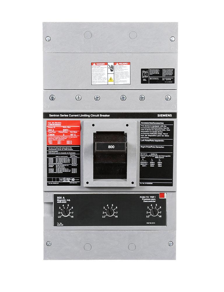 Siemens CMD63B800 - Molded Case Circuit Breaker 800A 600V 3P
