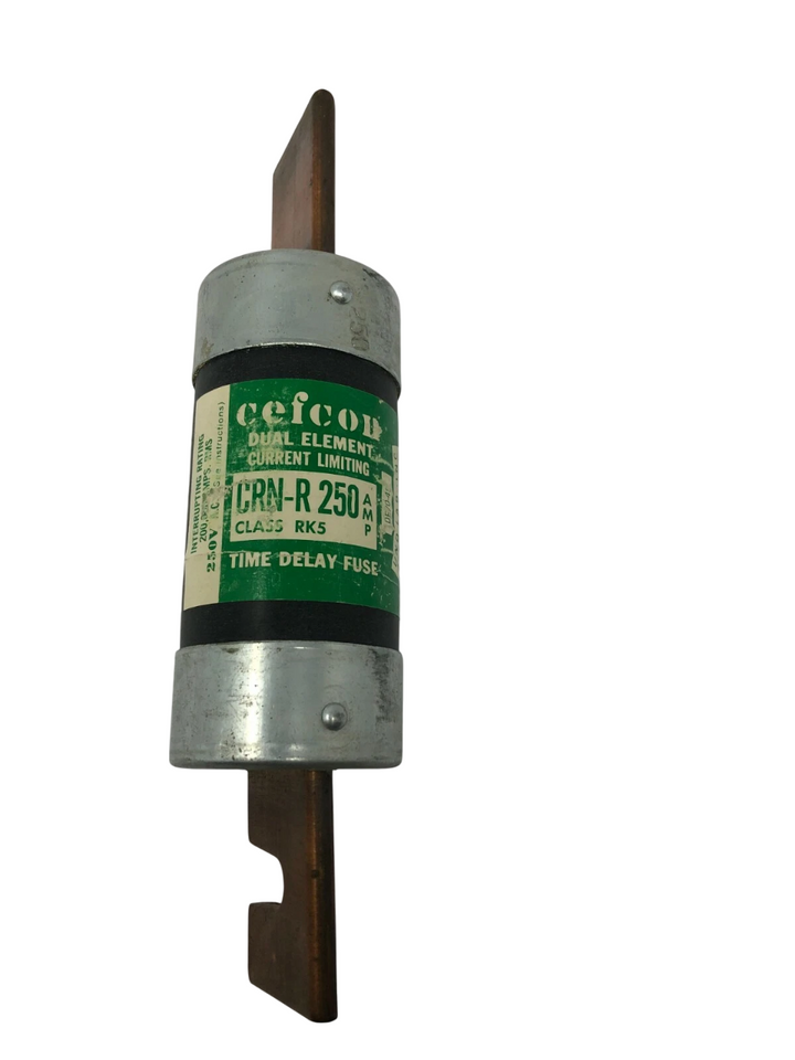 Cefco CRN-R-250 - Current Limiting Fuse 250A 600V AC (Low Voltage Protection)