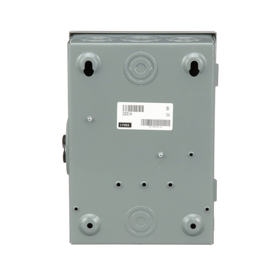 D221N Square D Series E Disconnect  240V ACV 30A Fusible Switch - Essential Electric Supply