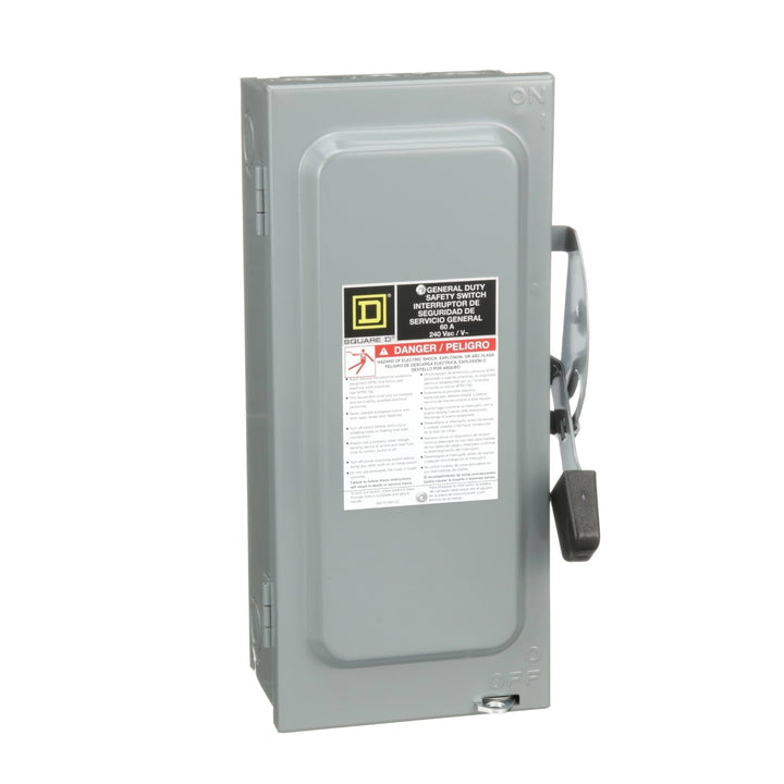 Square D D222N - Fusible Safety Switch 60A 240V (100kA AIC)