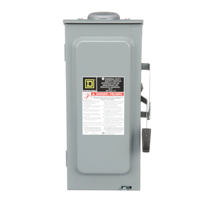 D222NRB Square D Series F Disconnect  240V ACV 60A Fusible Switch - Essential Electric Supply