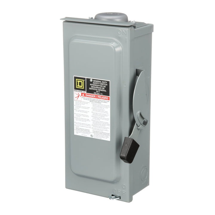 D222NRB Square D Series F Disconnect  240V ACV 60A Fusible Switch - Essential Electric Supply