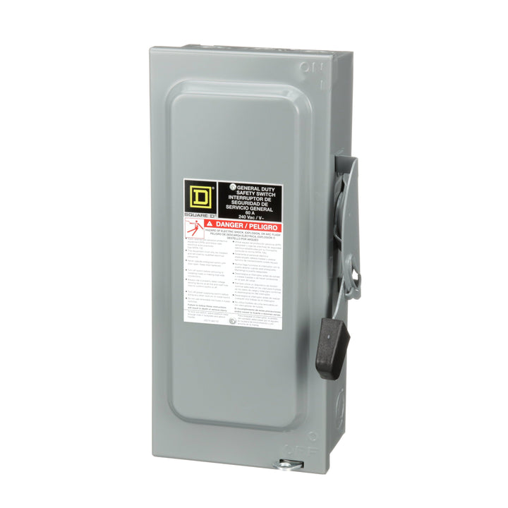 Square D D222N - Fusible Safety Disconnect Switch 60A 240V AC (100kA AIC @240V)