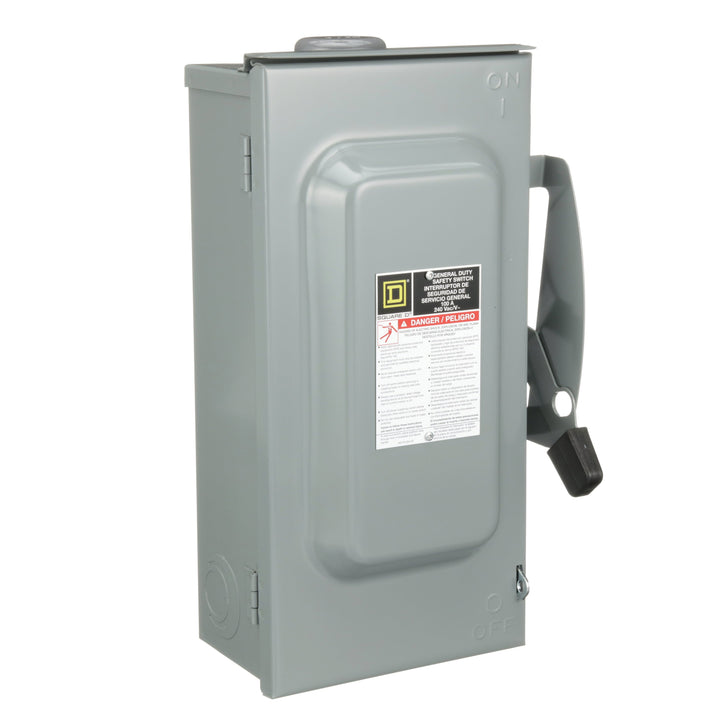 Square D D223NRB - Fusible Disconnect Switch 240V AC 100A (NEMA 3R Enclosure)