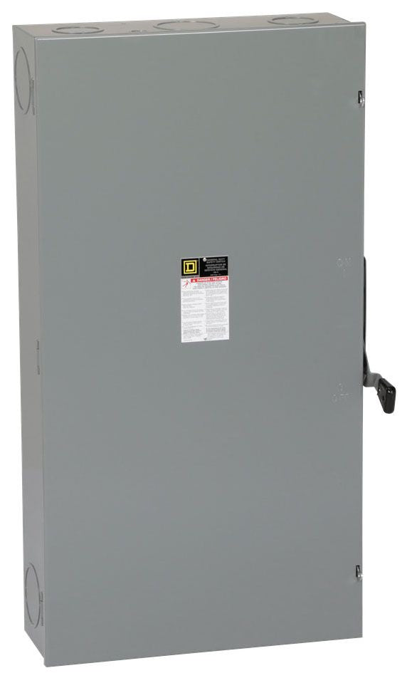 Square D D225N - Fusible Disconnect Switch 400A@240V (100kA AIC NEMA 1)