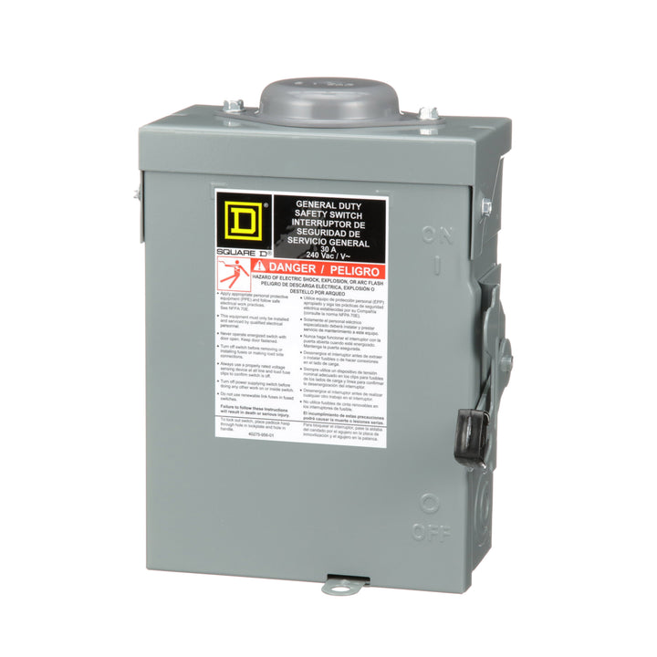 Square D D321NRB - Safety Disconnect Switch 240V AC (NEMA 3R Enclosure)
