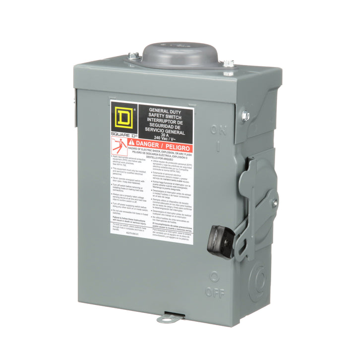 Square D D321NRB - Safety Disconnect Switch 240V AC (NEMA 3R Enclosure)