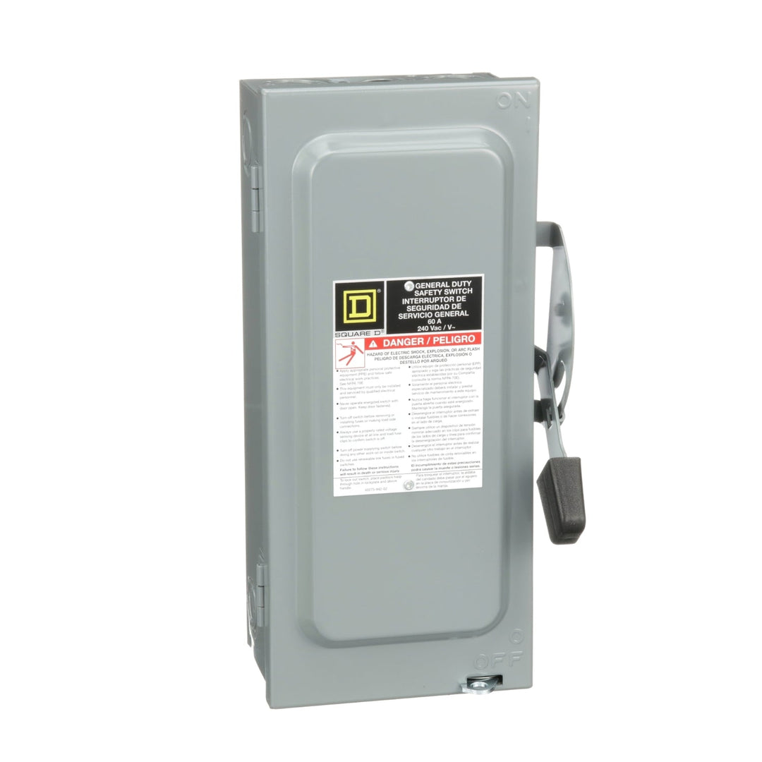Square D D322N - Fusible Safety Switch 60A 3P (100kA AIC)