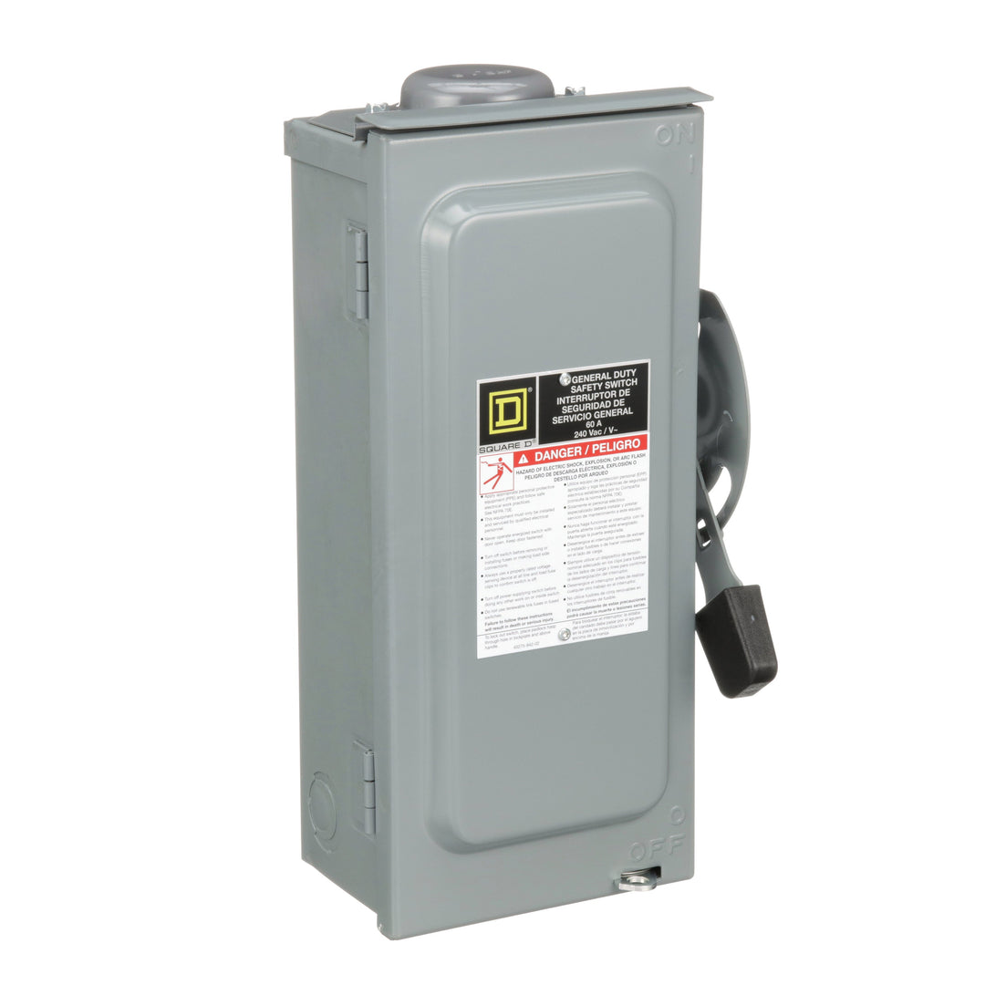 Square D D322NRB - Fusible Safety Switch 240V AC 60A (100kA AIC @240V)