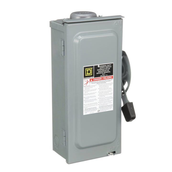 Square D D322NRB - Fusible Safety Switch 240V AC 60A (100kA AIC @240V)
