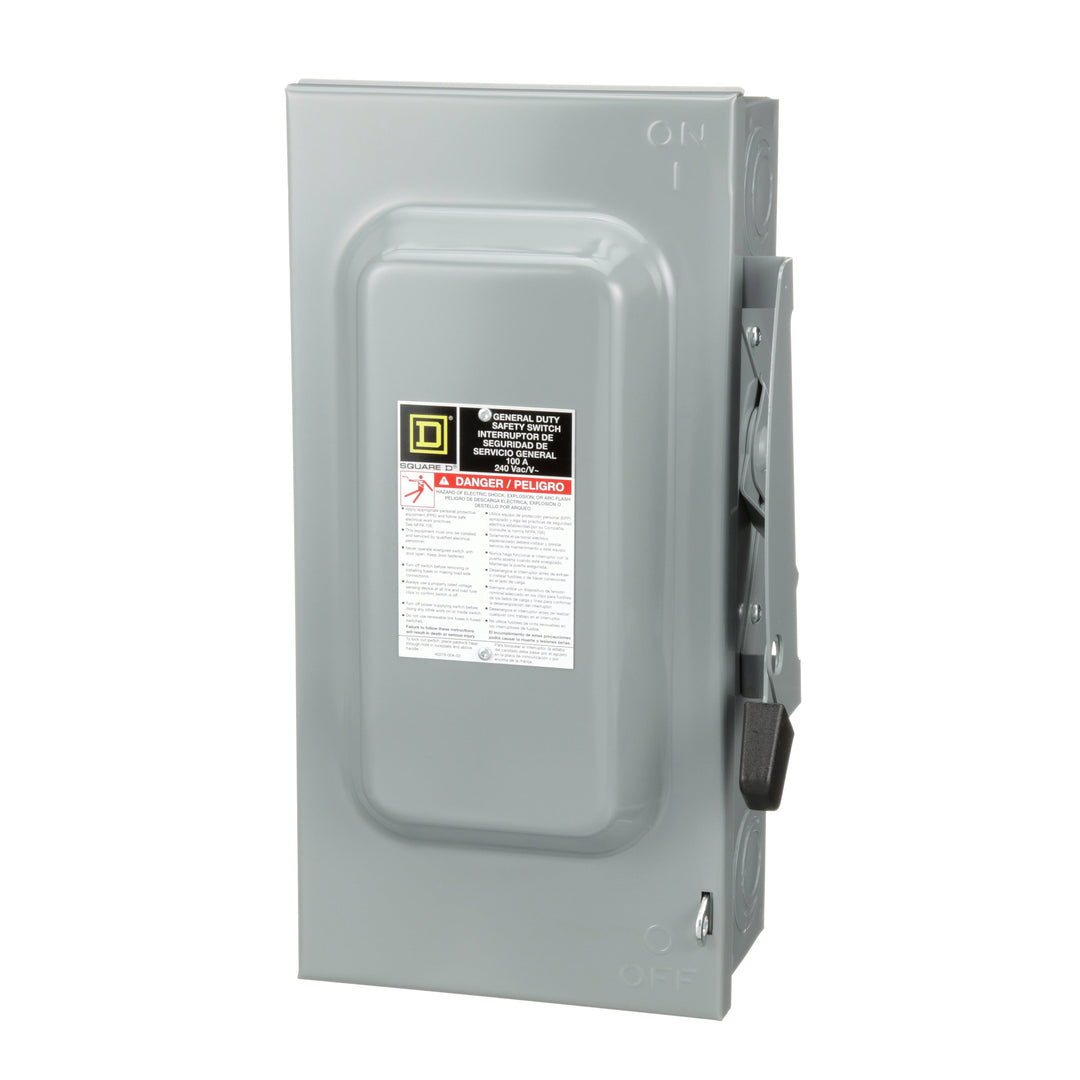 Square D D323N - Fusible Disconnect Switch 100A@240V (3-Pole NEMA 1)