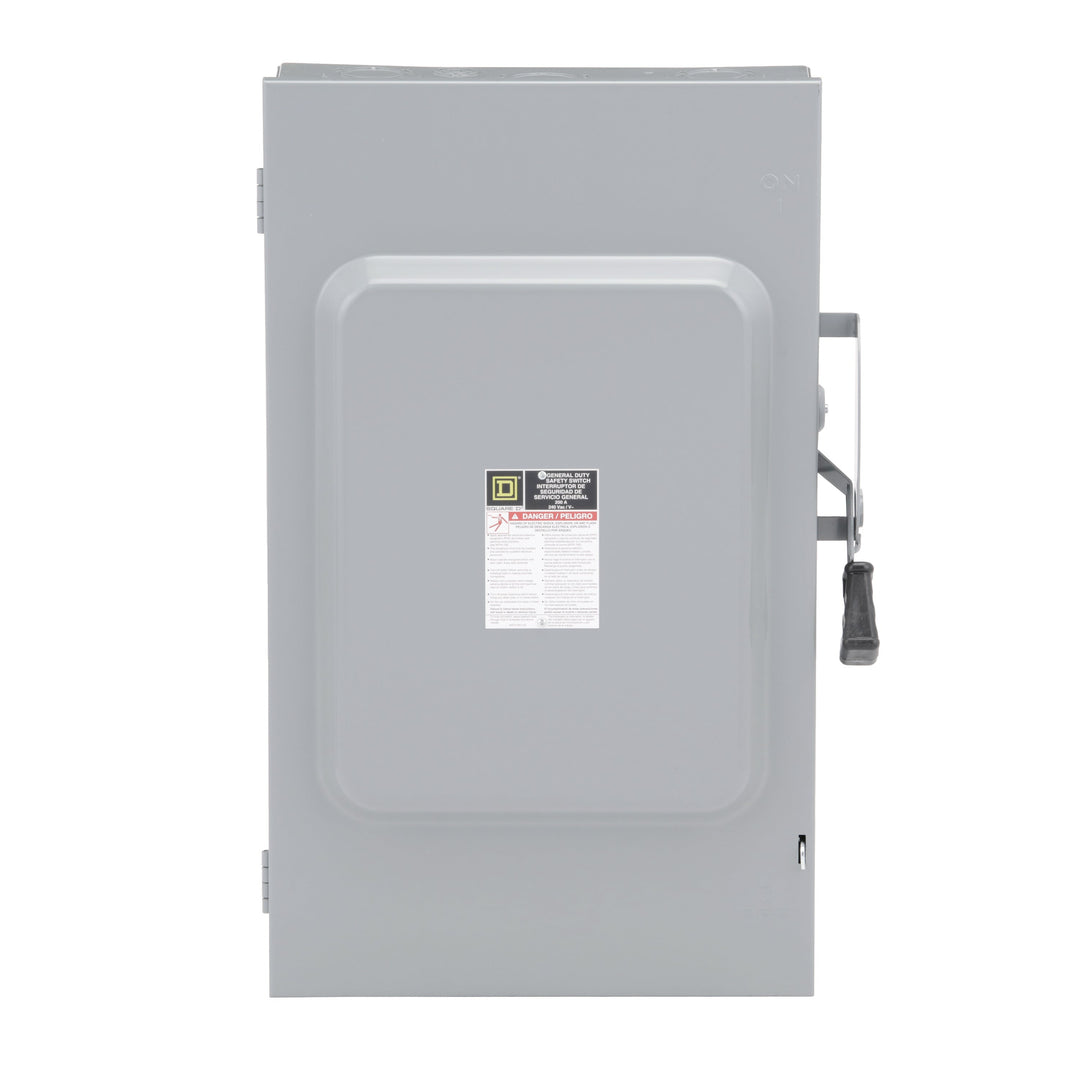 Square D D324N - Fusible Safety Disconnect Switch 200A@240V (100kA AIC, NEMA 1)