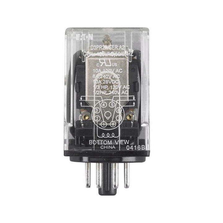 Cutler Hammer D3PR2A1 - 3-Pole Power Relay (24V AC/DC Coil)
