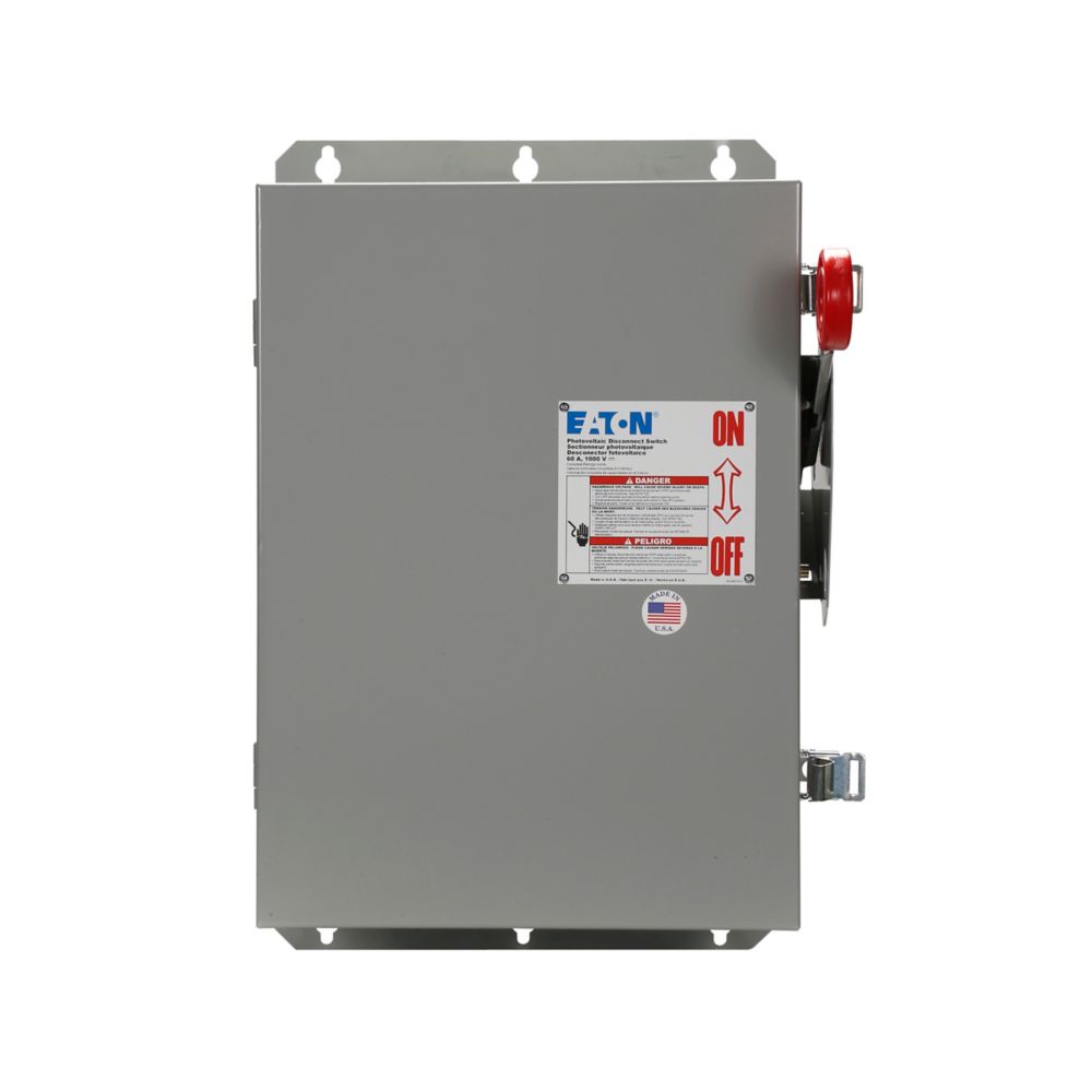 Eaton DCU2101URM - Disconnect Switch 1000VDC/30A (NEMA 3R Enclosure)