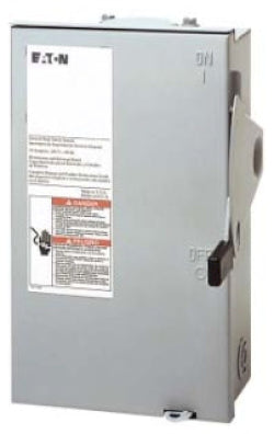 Cutler Hammer DG221URB - Non-Fusible Disconnect Switch 30A@240V (100kA AIC Rating)