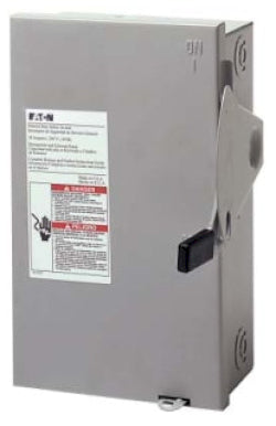 Cutler Hammer DG321NGB - Fusible Disconnect Switch 30A 240V AC (100kA AIC)