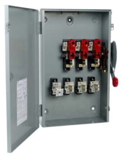 Cutler Hammer DG324NRK - Fusible Disconnect Switch 200A@240V (100kA AIC, NEMA 3R)
