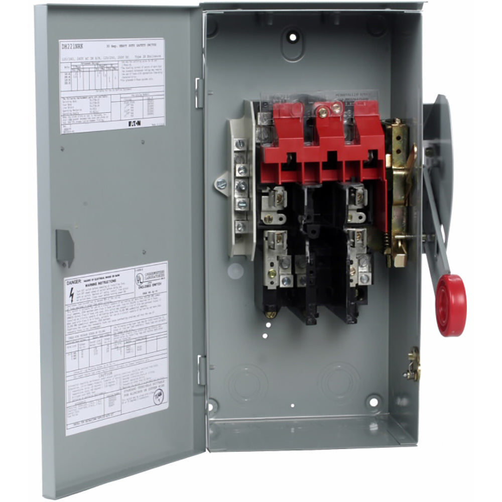 Cutler Hammer DH221FRK - Fusible Disconnect Switch 30A 240V (100kA AIC)