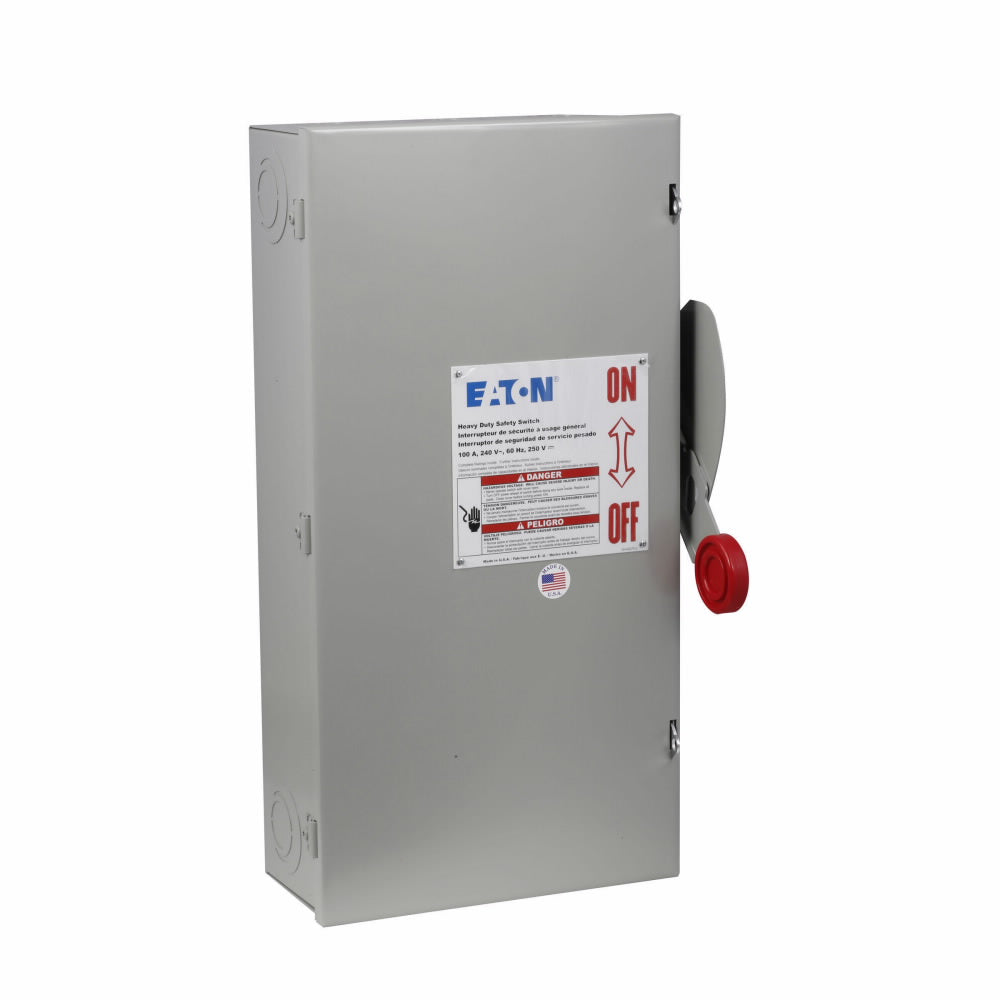 Cutler Hammer DH223NGK - Fusible Disconnect 100A 240V (100kA AIC)