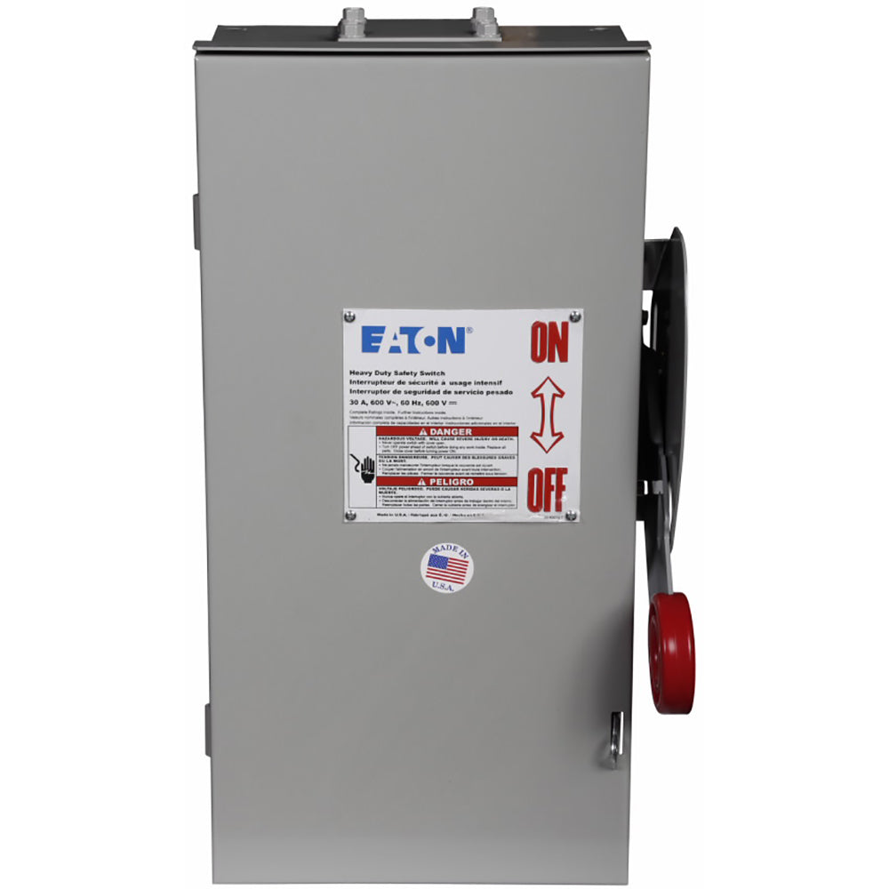 Eaton DH261FRK - Fusible Disconnect Switch 600V AC 60A (UL 98 Listed)