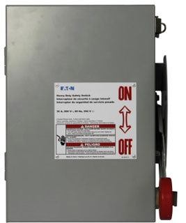 Cutler Hammer DH262UDK - Non-Fusible Disconnect Switch 60A@600V (200kA AIC)