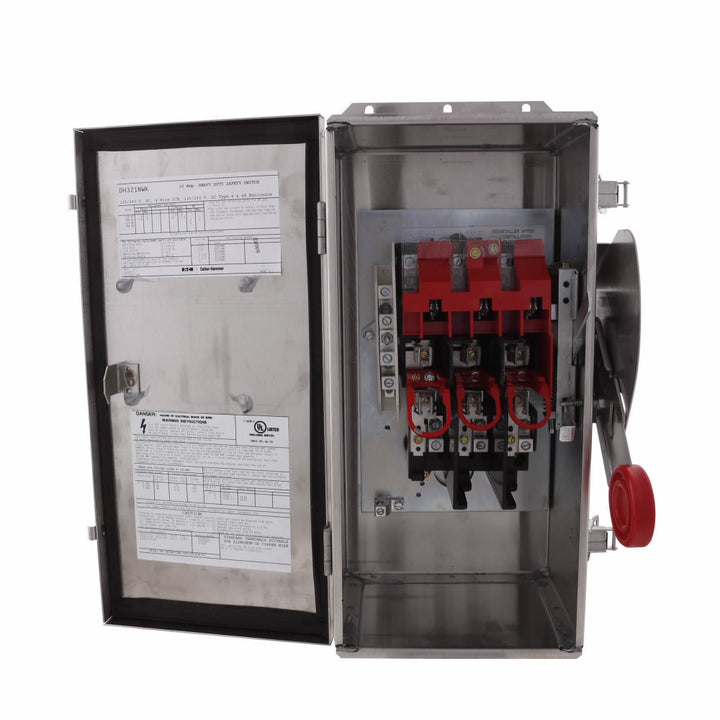 Cutler Hammer DH321NWK - Fusible Disconnect Switch 30A 240V 3-Pole