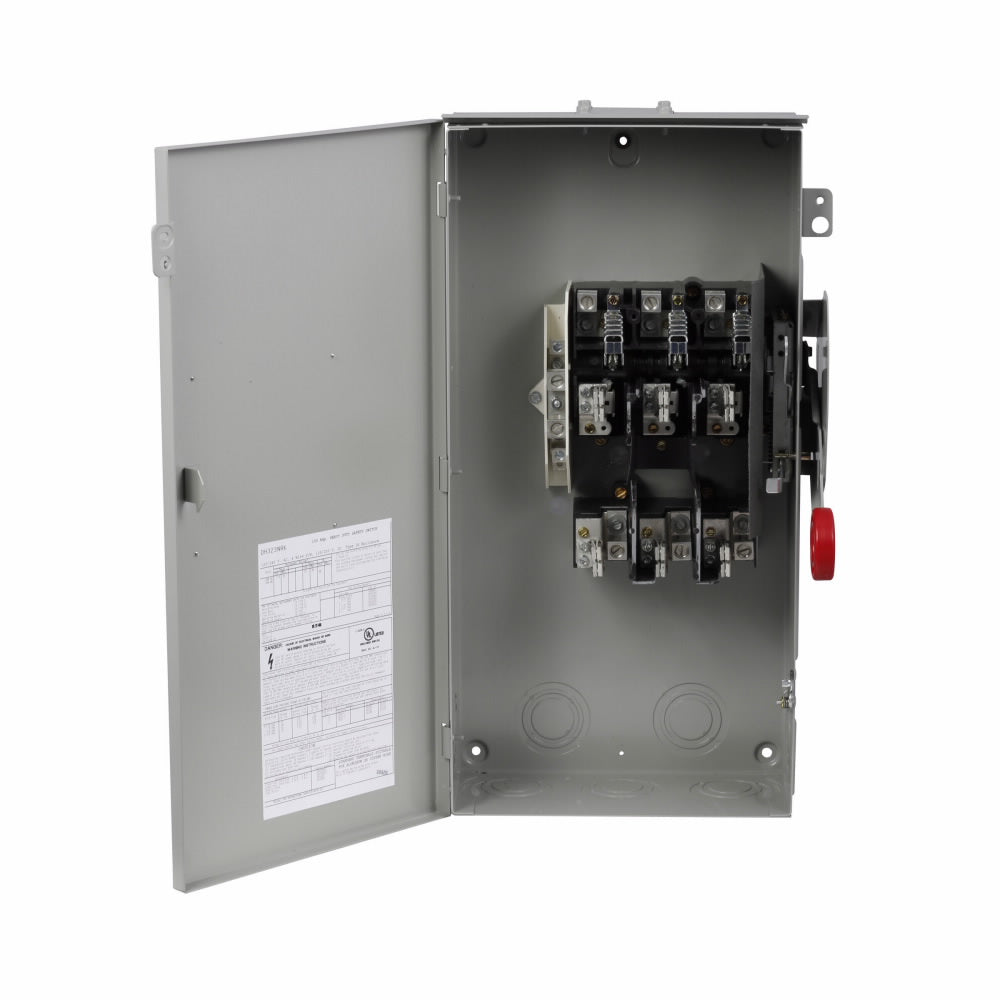 Eaton DH323NRK - Fusible Disconnect Switch 100A 3P (240V, 100kA AIC)
