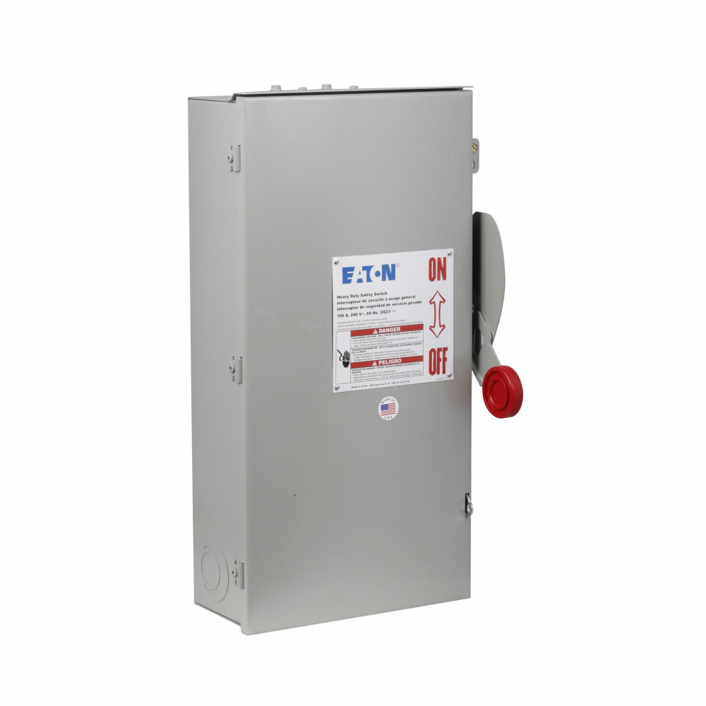 Eaton DH323NRK - Fusible Disconnect Switch 100A 3P (240V, 100kA AIC)
